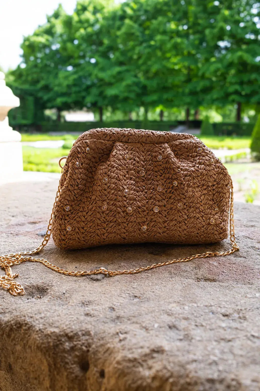 Bolsa de Fibra Natural Camel