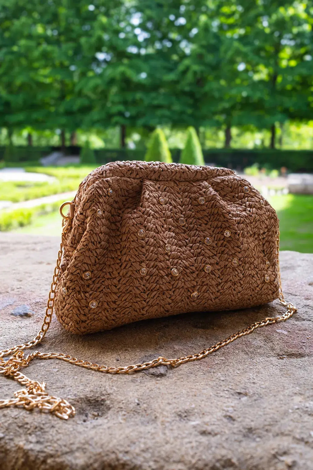 Bolsa de Fibra Natural Camel