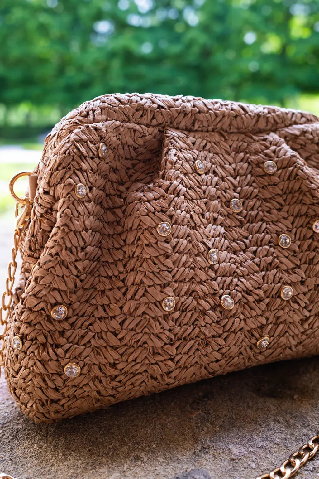 Bolsa de Fibra Natural Camel