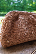 Bolsa de Fibra Natural Camel