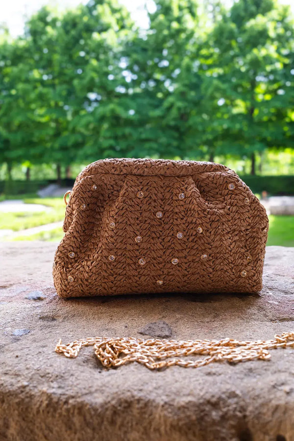 Bolsa de Fibra Natural Camel