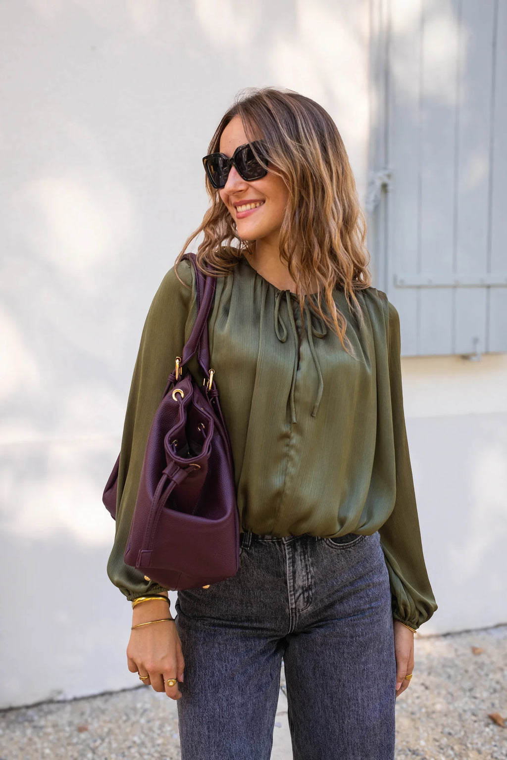 Blouse Anna - Kaki