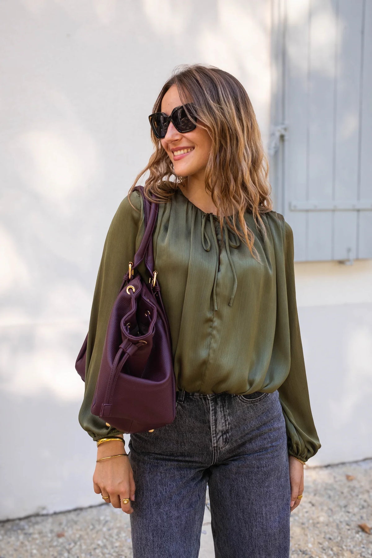 Blouse Anna - Kaki