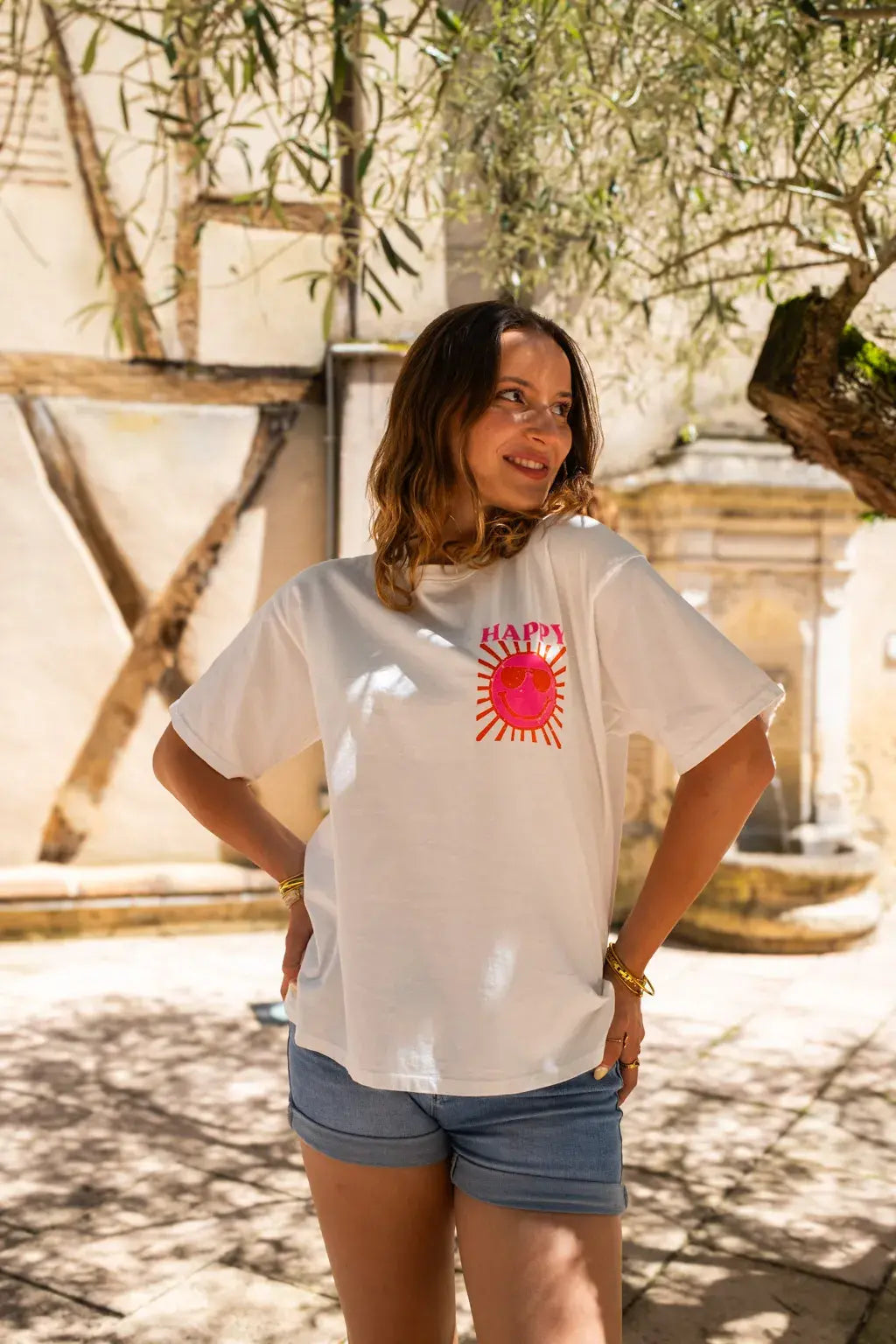 Camiseta Happy Crudo