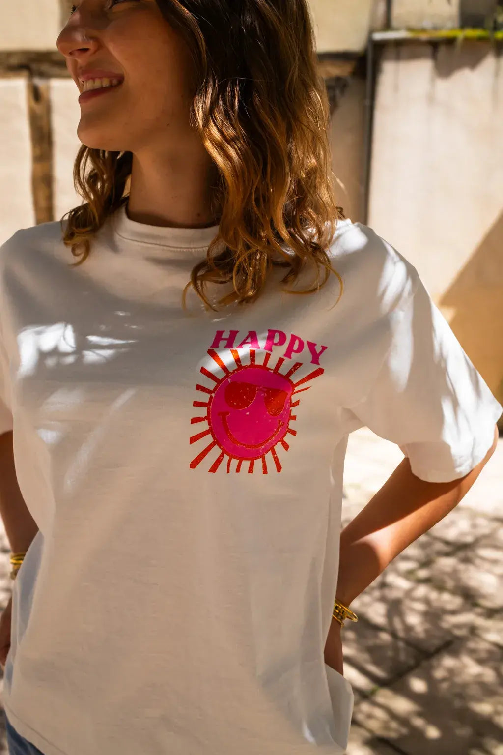Camiseta Happy Crudo