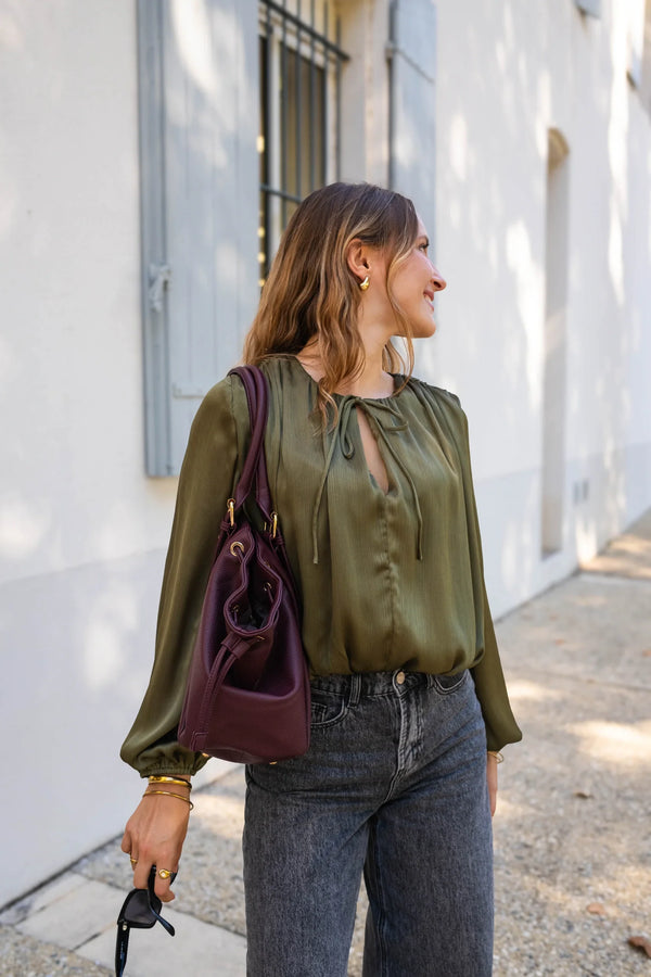 Bluse Anna - Khaki