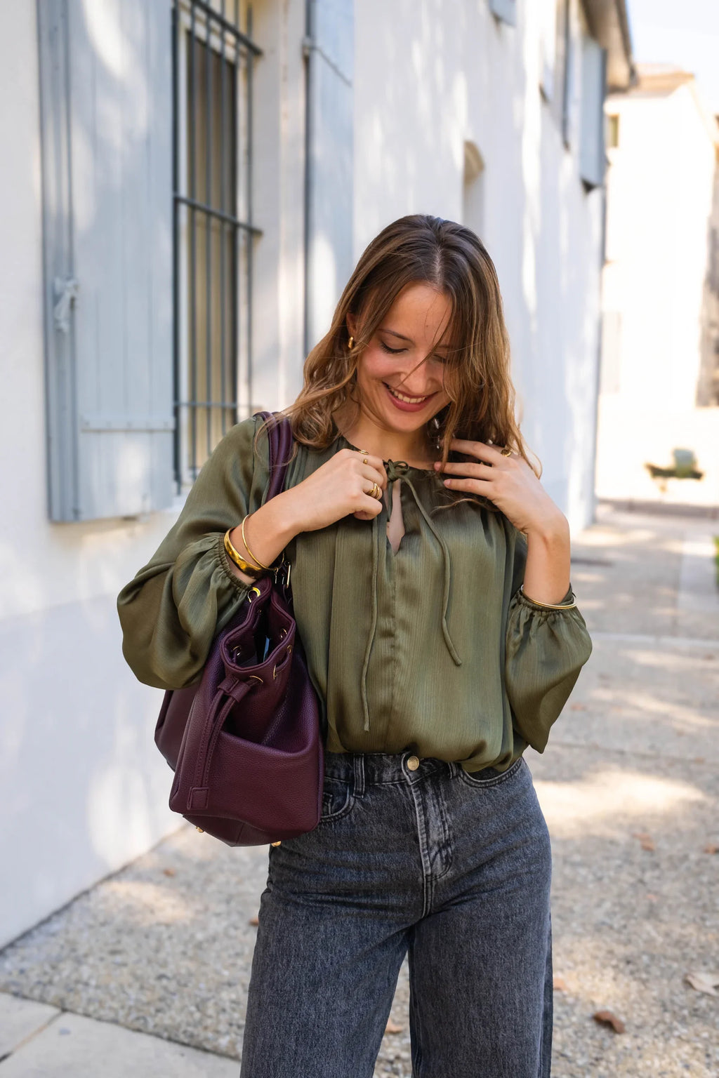 Blouse Anna - Kaki