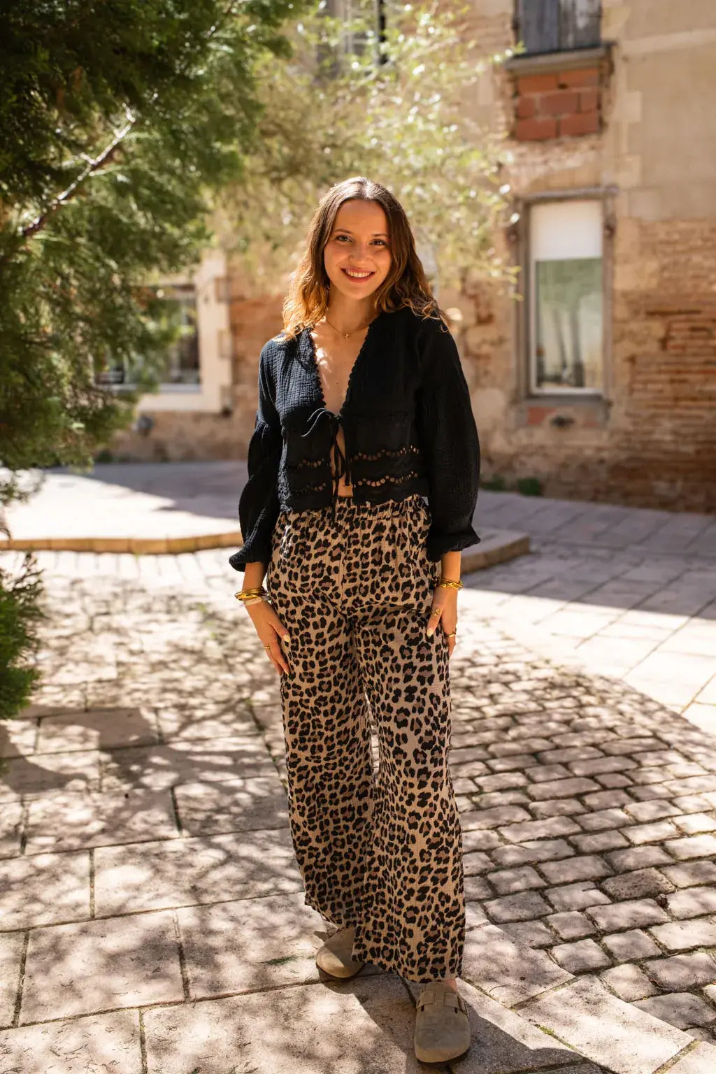 Black Clementine Blouse