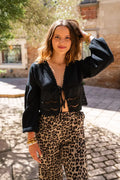 Black Clementine Blouse