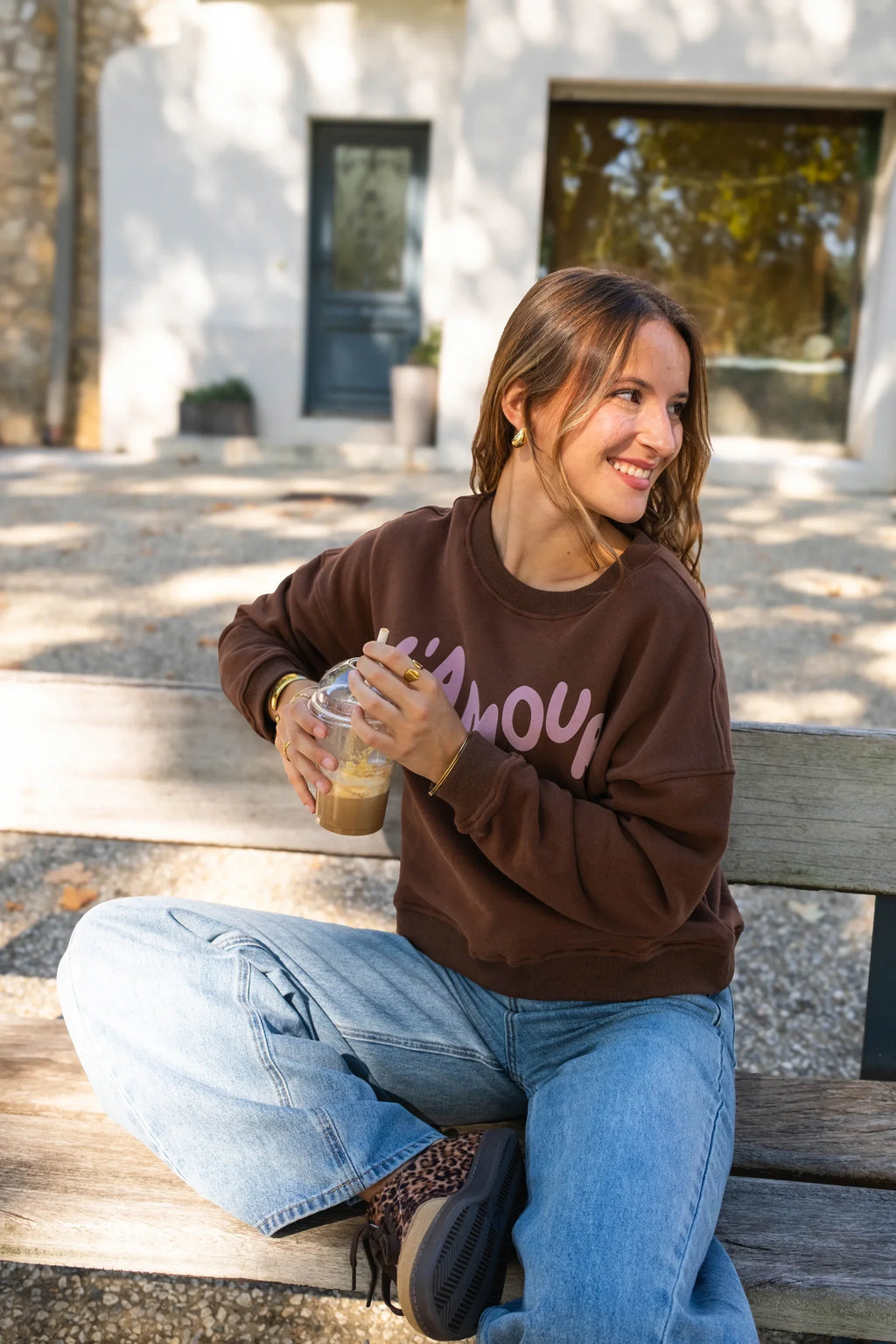 L'Amour Sweatshirt - Chokolade