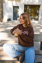 L'Amour Sweatshirt - Chokolade