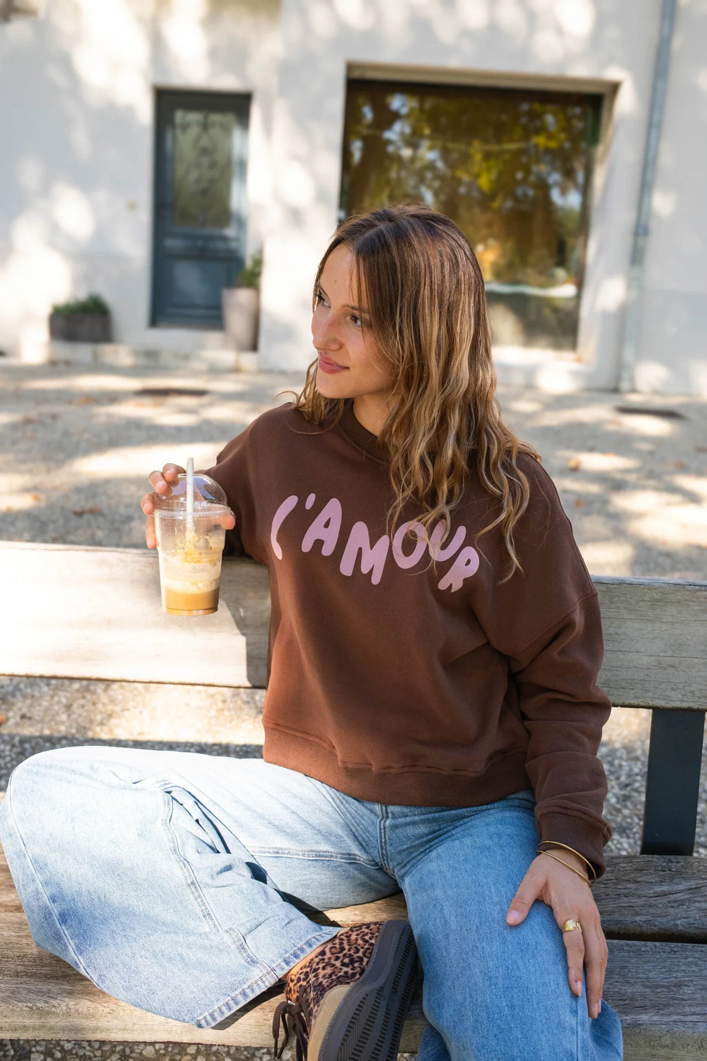 L'Amour Sweatshirt - Chokolade