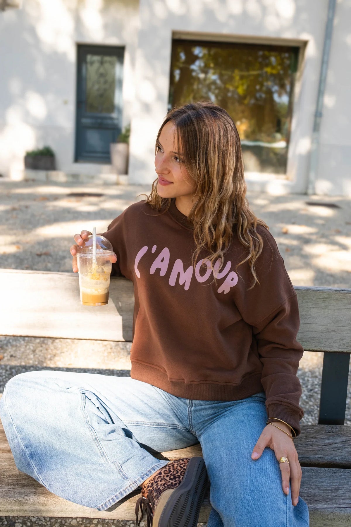 L'Amour Sweatshirt - Chokolade