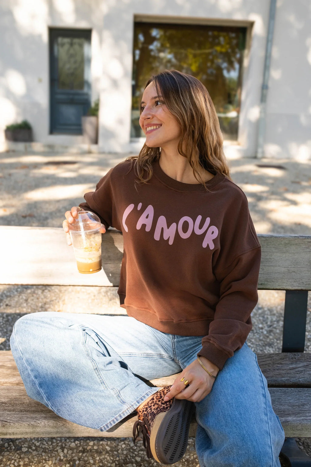 L'Amour Sweatshirt - Chokolade