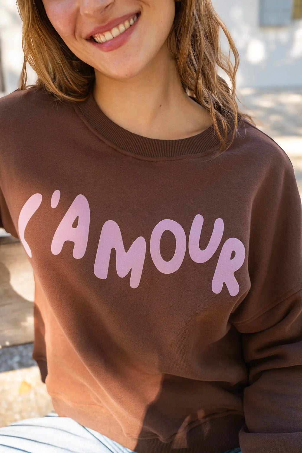 L'Amour Sweatshirt - Chokolade