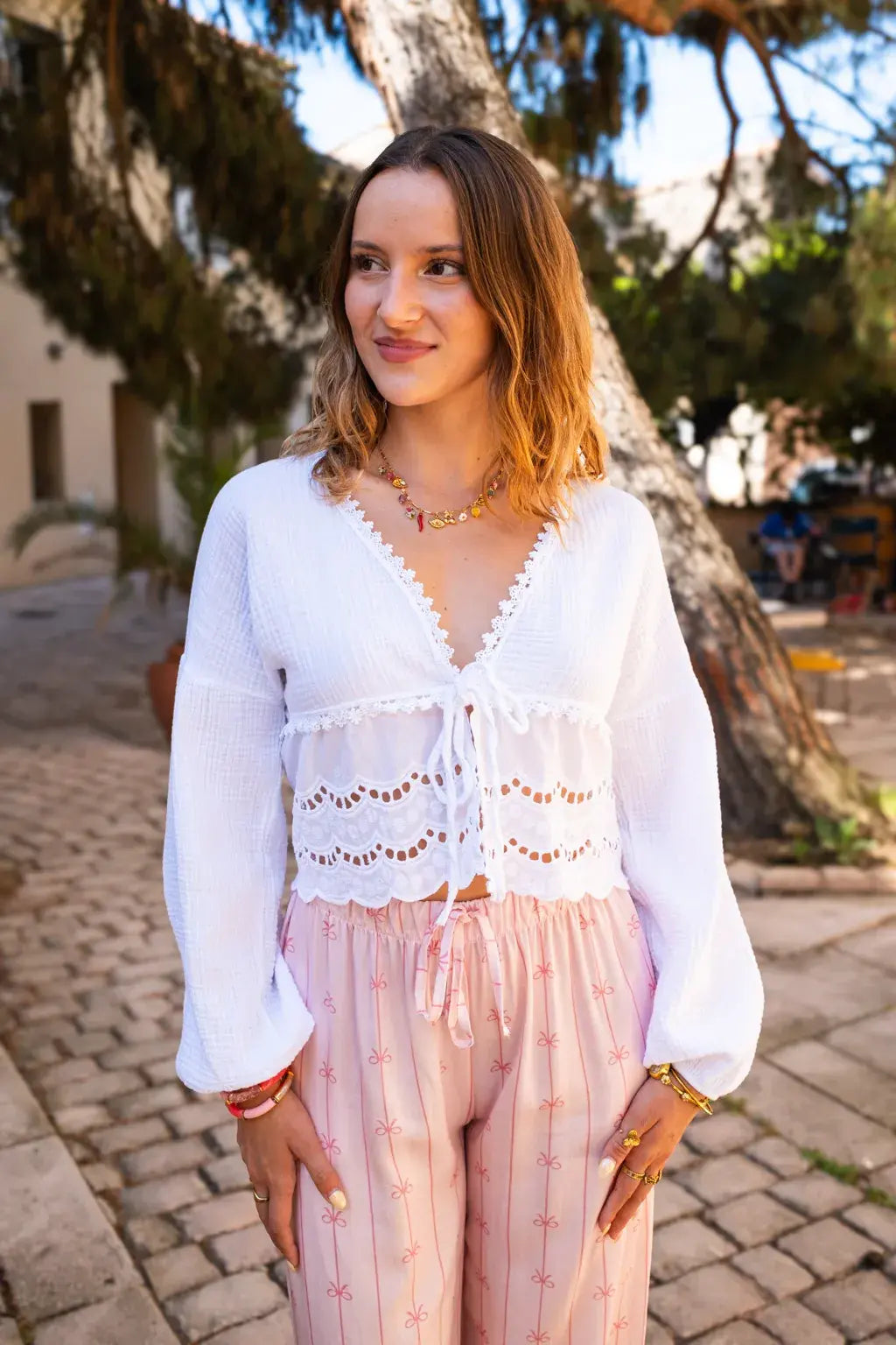 Blusa Clementina Blanca