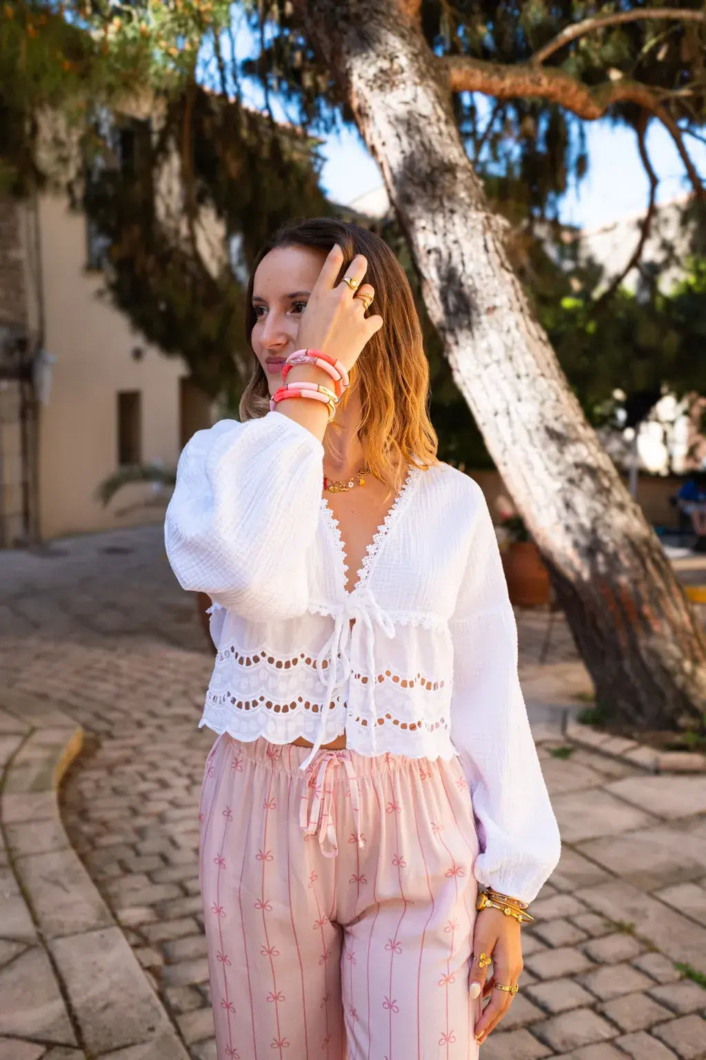 Blusa Clementina Blanca