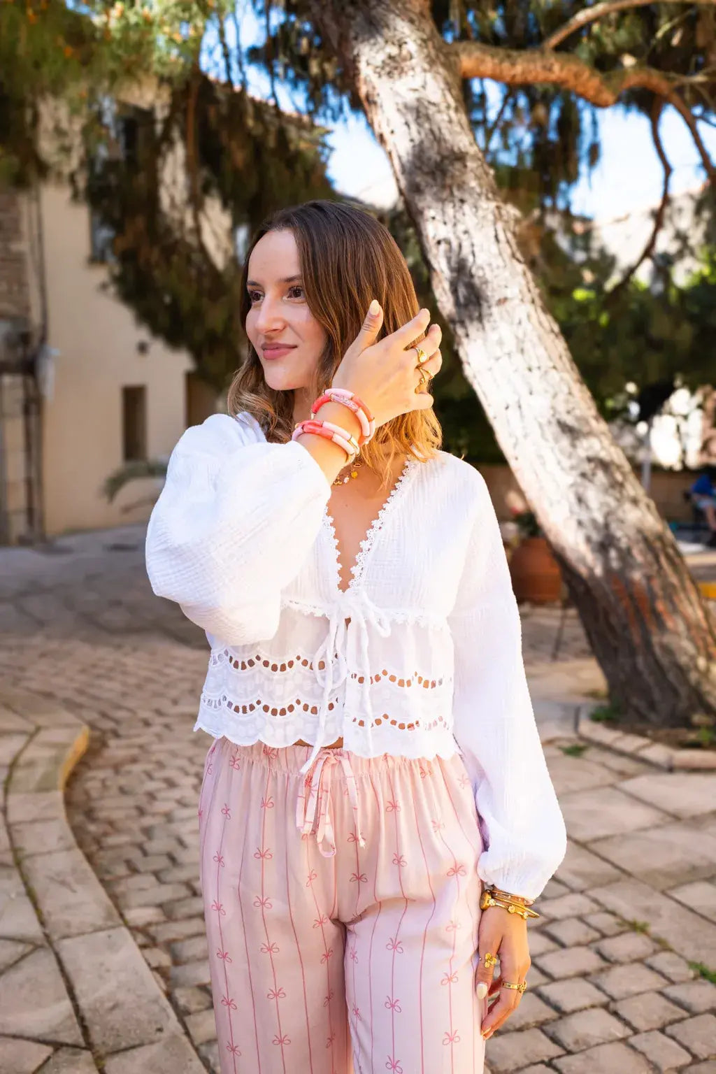 Blusa Clementina Blanca