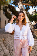 Blusa Clementina Blanca