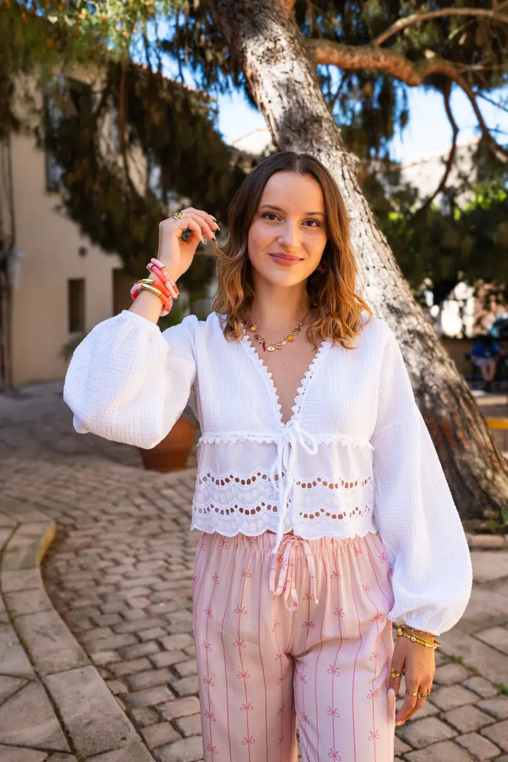 Blusa Clementina Blanca