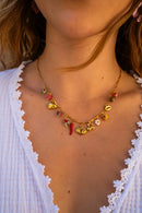 Collier Pampilles Colorées