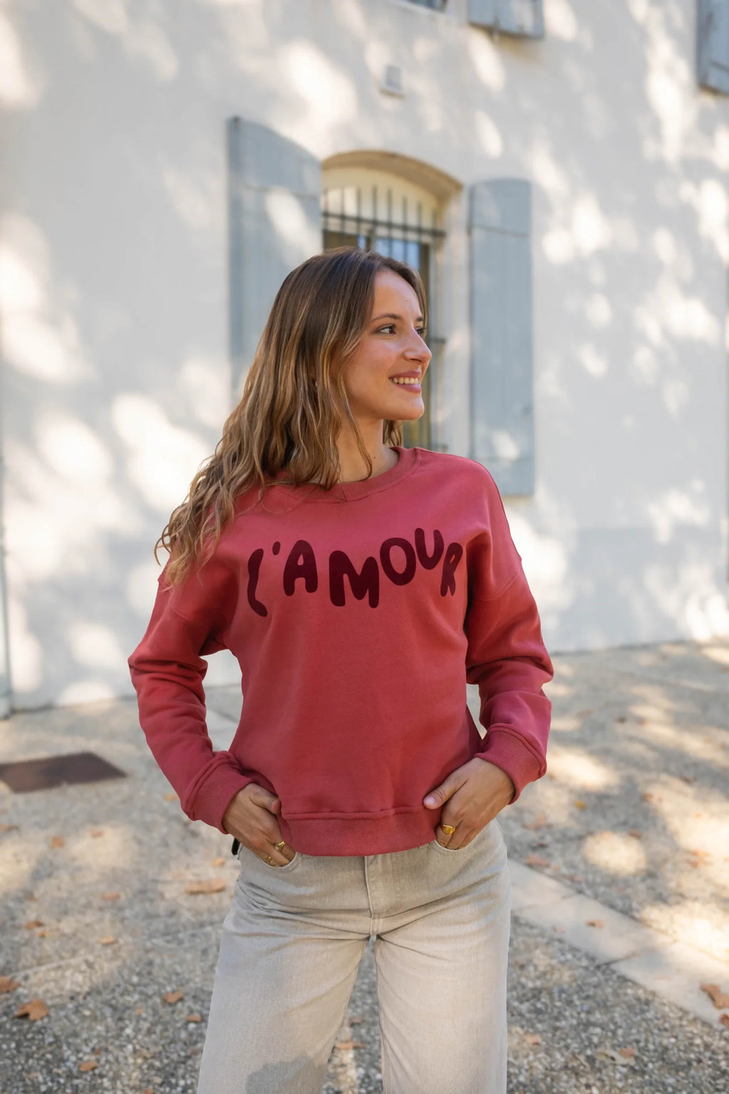 Sweatshirt L'Amour - Rood