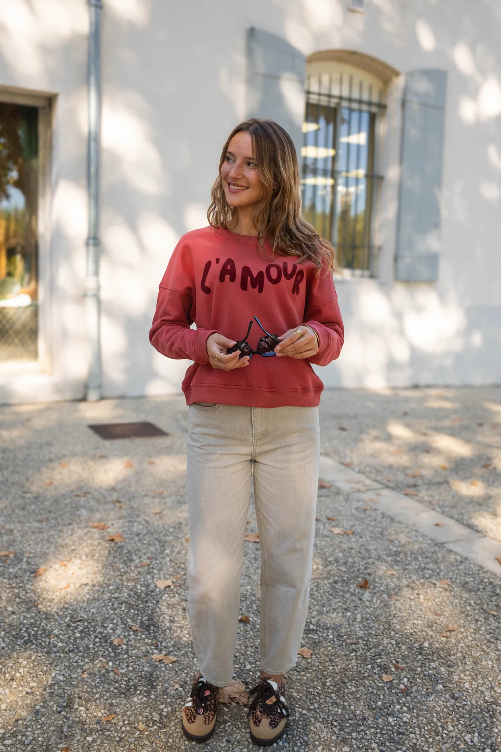 Sweatshirt L'Amour - Rood