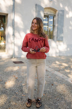 Sweatshirt L'Amour - Rood