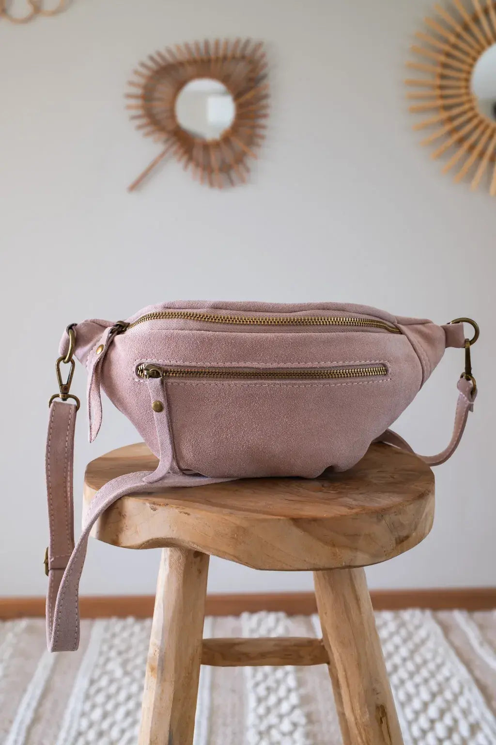Hunter Bum Bag - Pale Pink