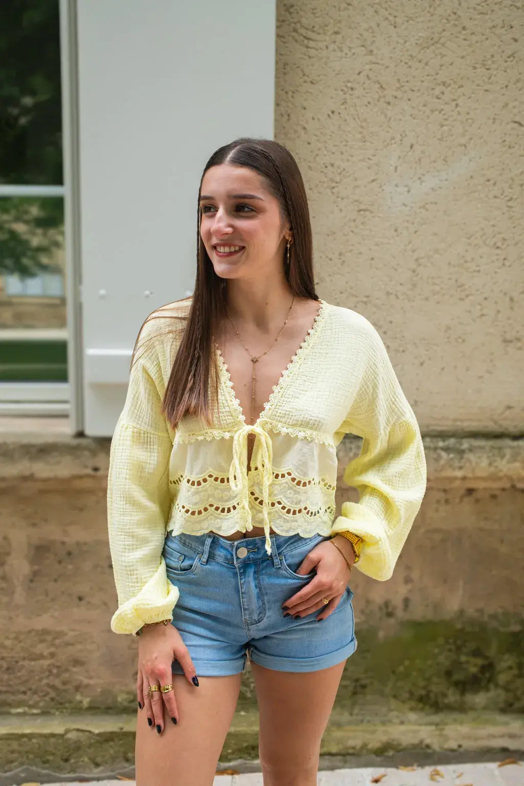 Blusa Clementina Amarilla