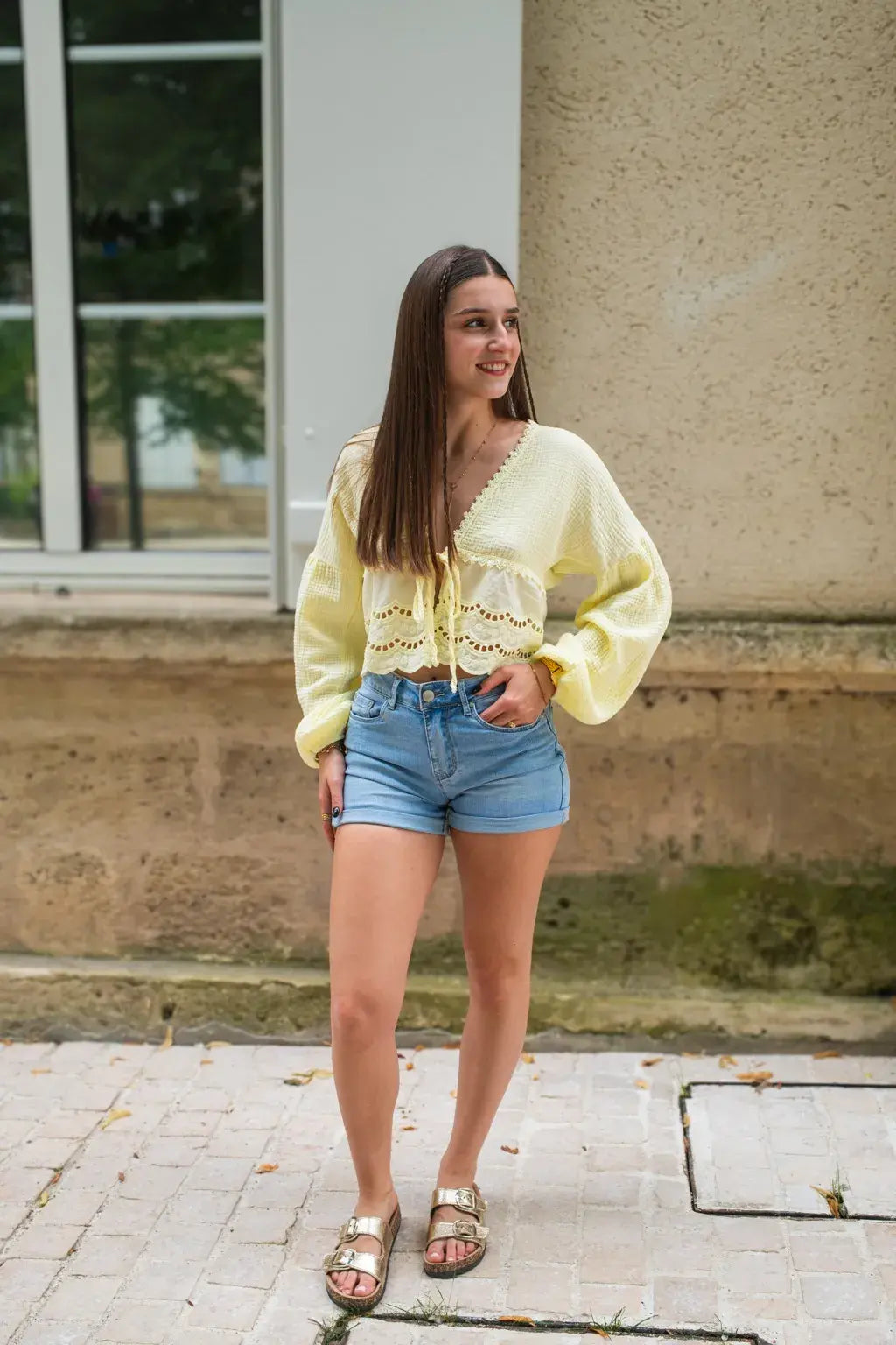 Blusa Clementina Amarilla