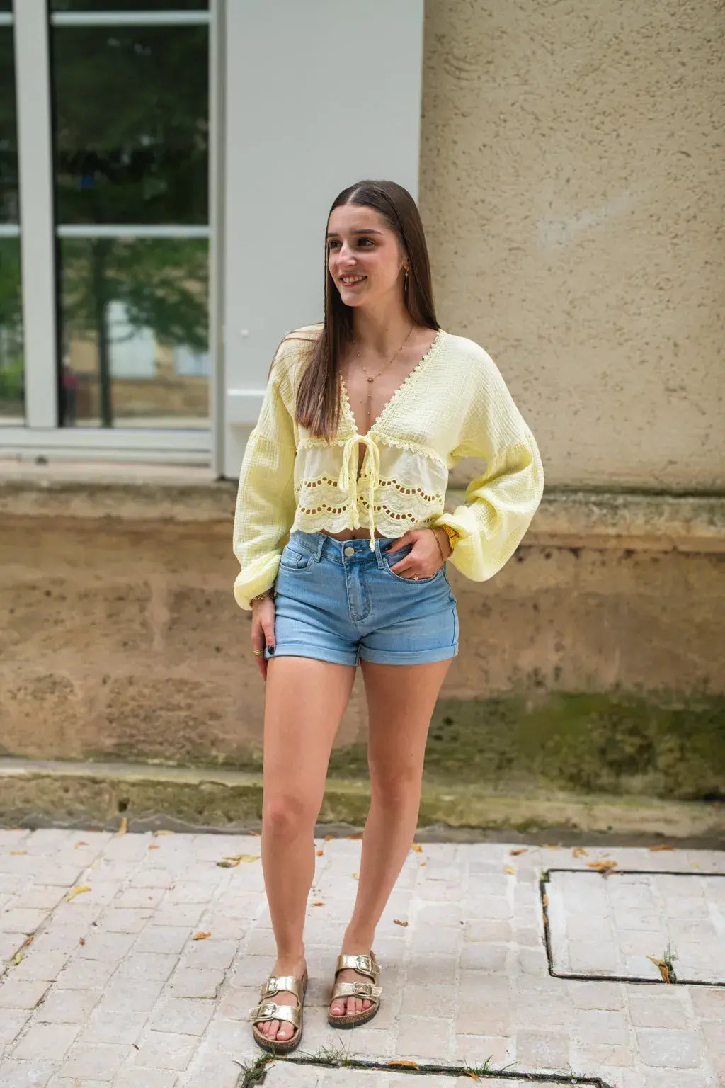 Blusa Clementina Amarilla