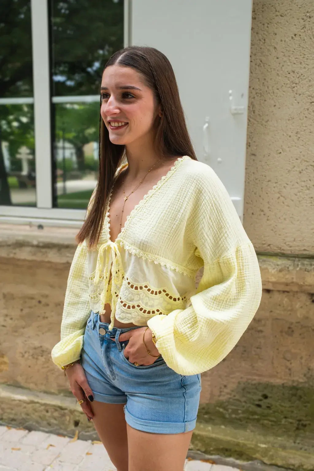 Blusa Clementina Amarilla