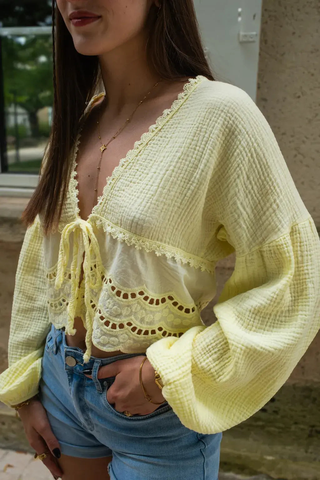 Blusa Clementina Amarilla