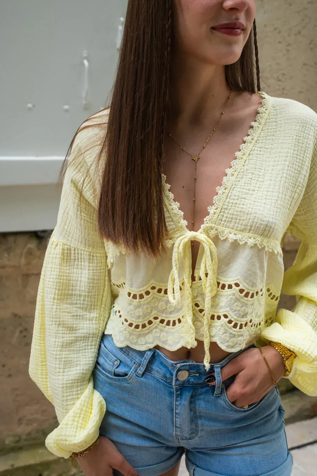 Blusa Clementina Amarilla