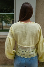 Blusa Clementina Amarilla