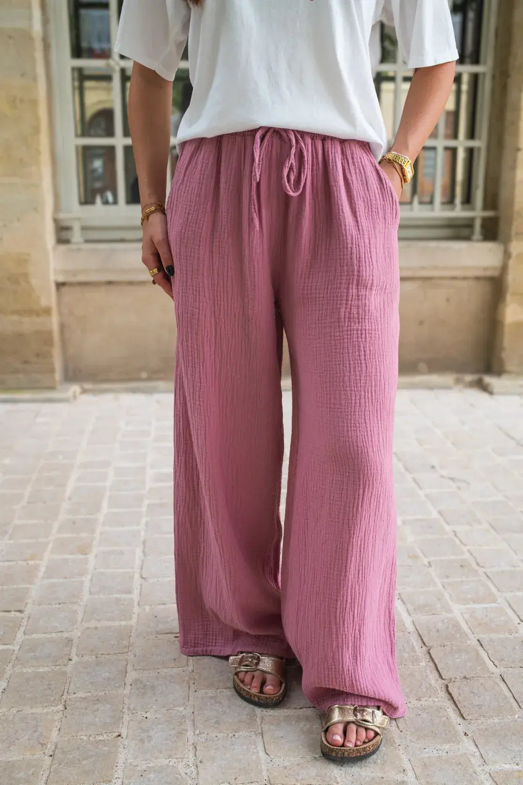 Pantalón Pola Rosa Viejo