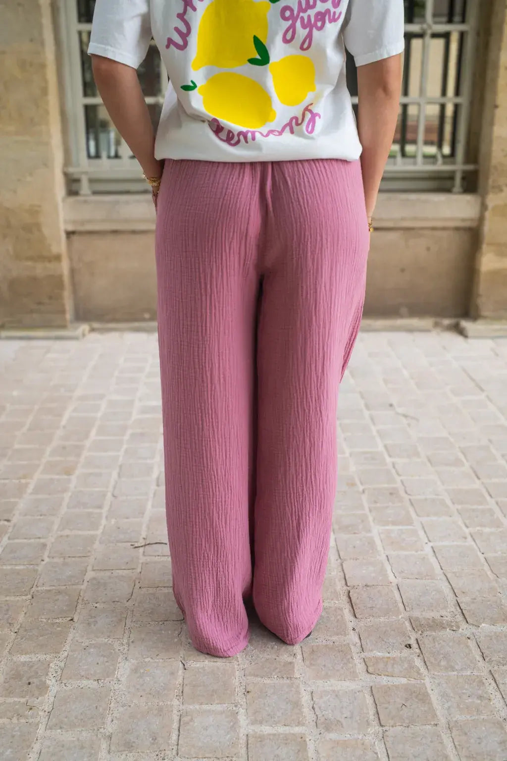 Pantalón Pola Rosa Viejo