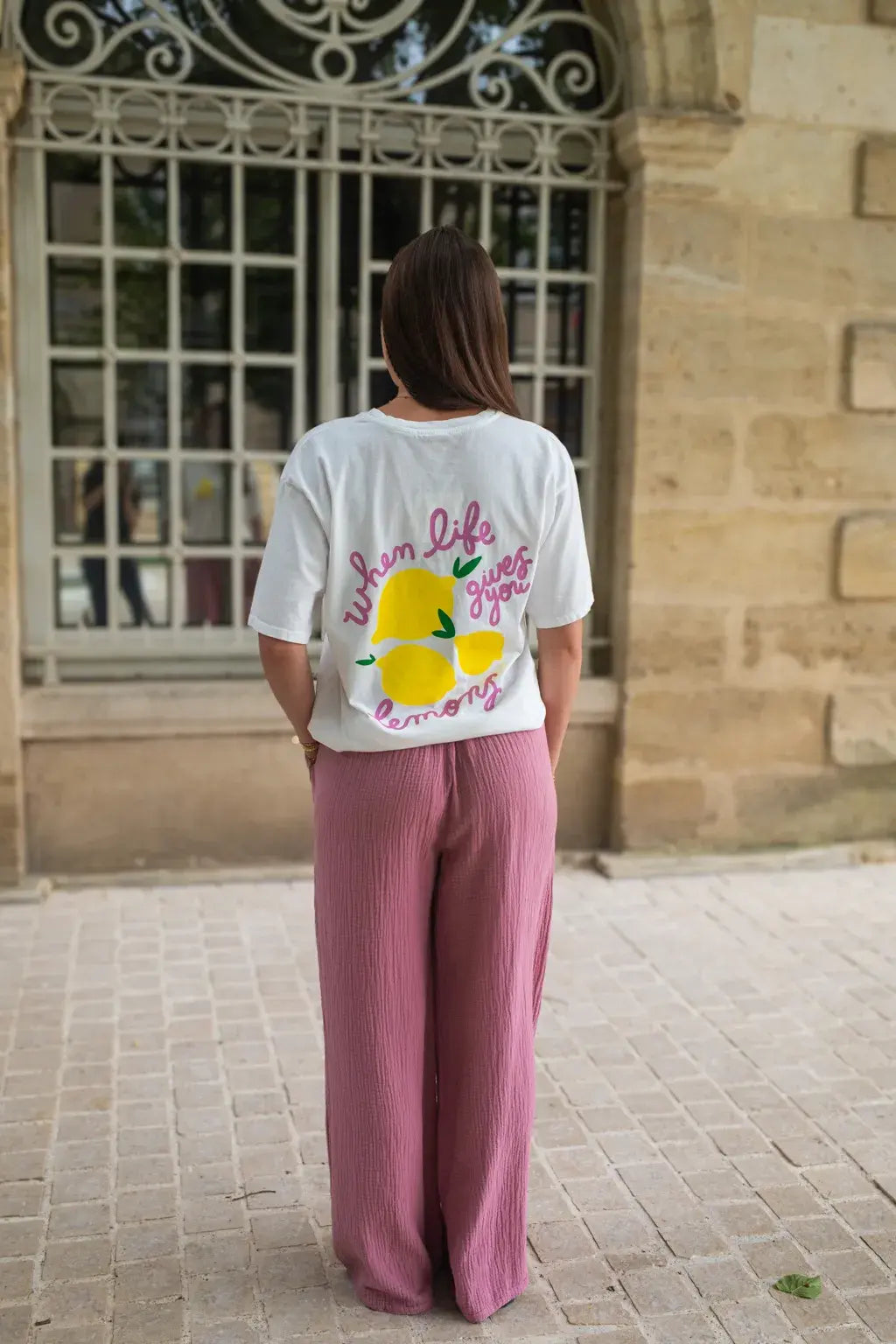 Pantalón Pola Rosa Viejo