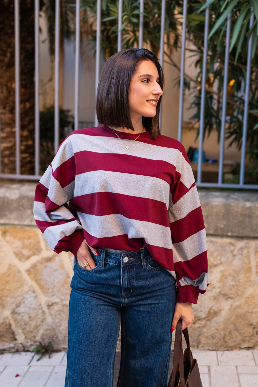 Camiseta Sammy - Burdeos