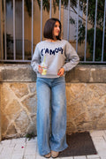 Sweat L'Amour - Gris