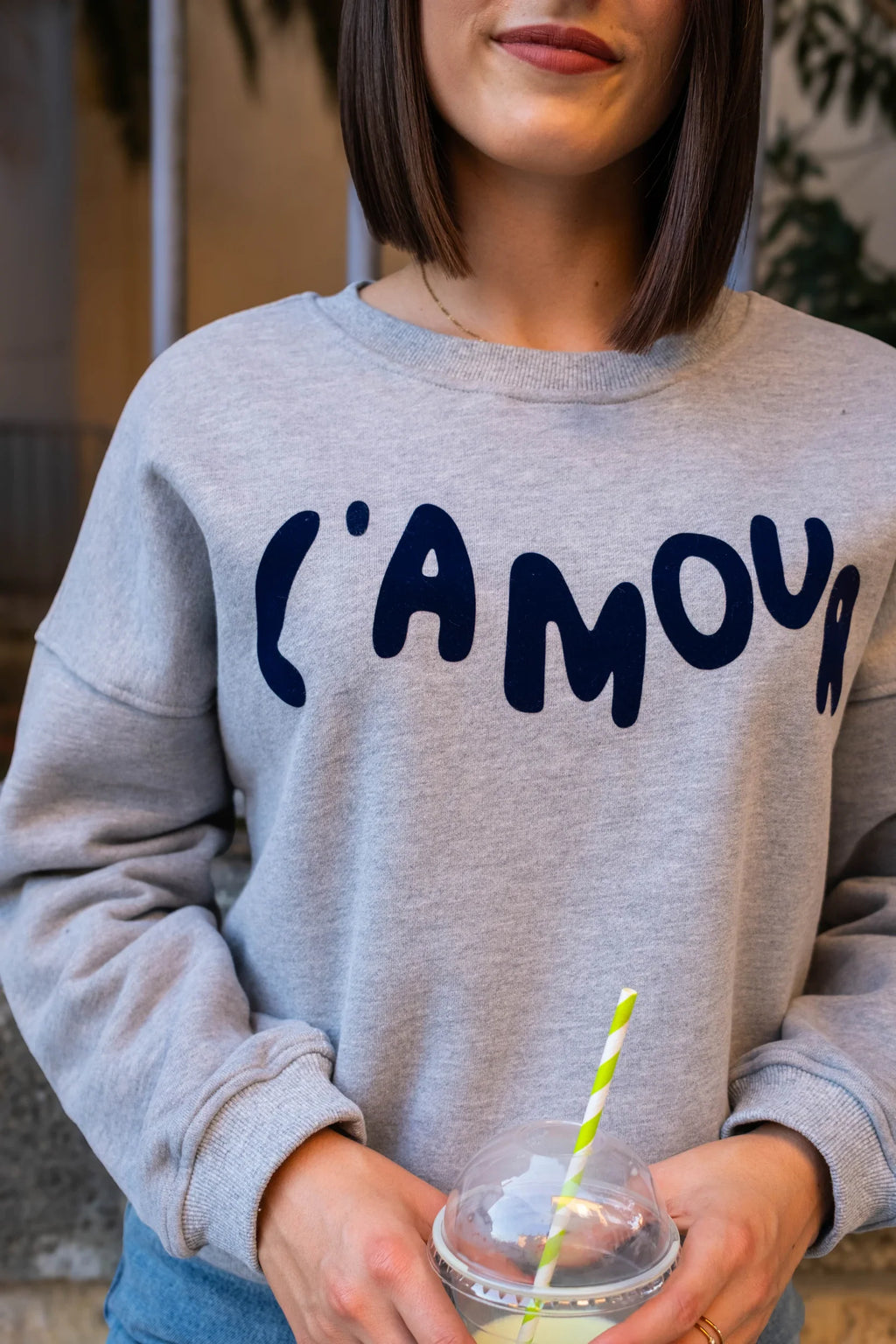 Sweat L'Amour - Gris