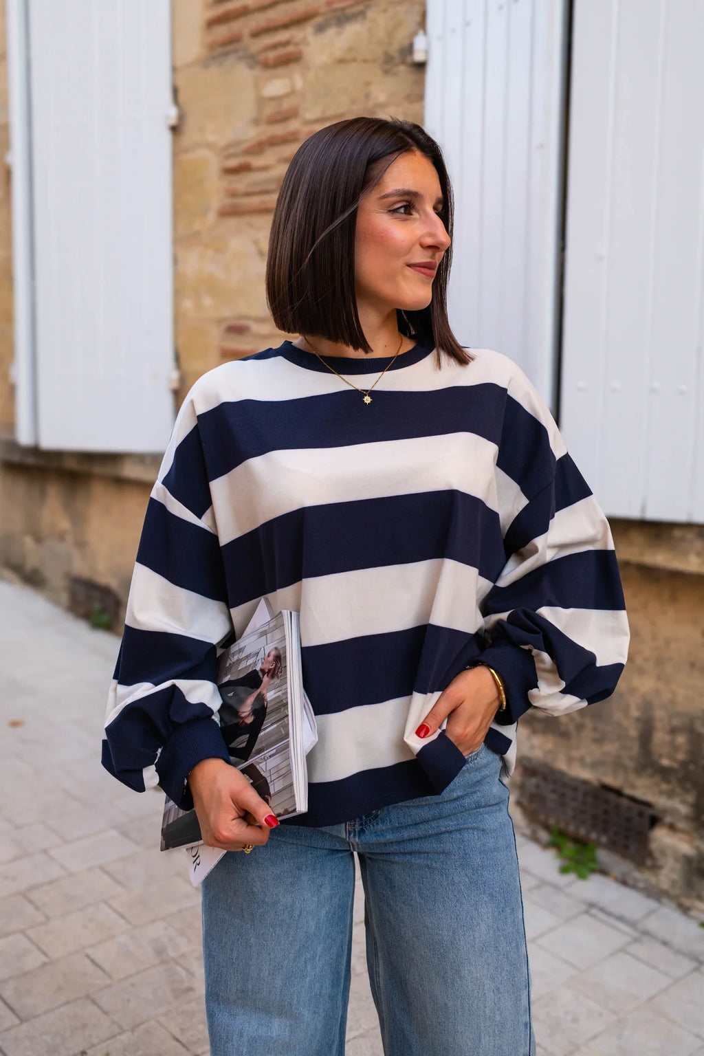 T-Shirt Sammy - Marineblauw