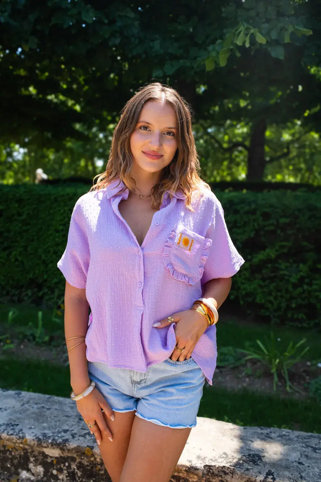 Sunny Lilac Shirt
