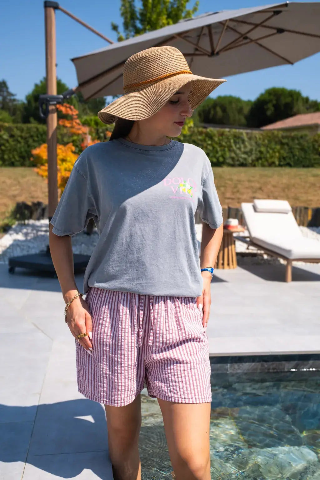Pink Nikos Shorts