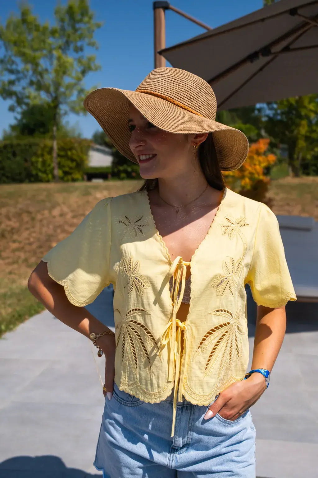 Yellow Suzy Blouse