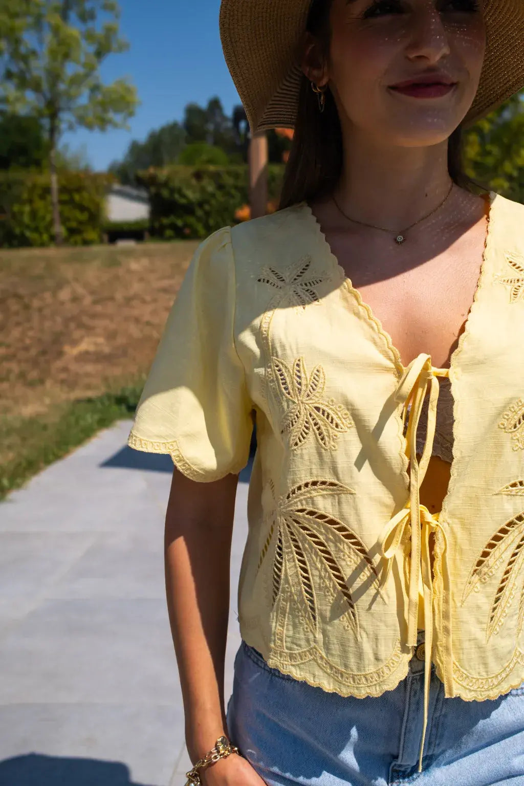 Yellow Suzy Blouse