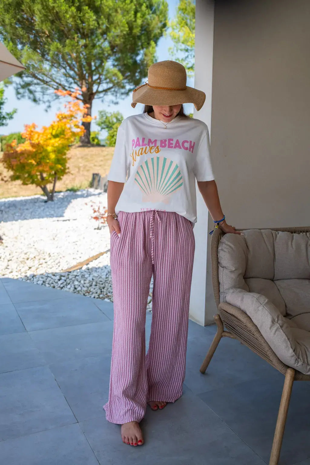 Pantalón Eline Rosa