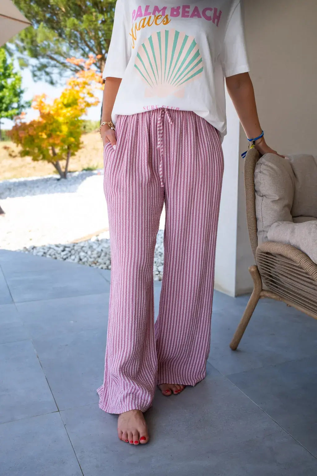 Pantalón Eline Rosa