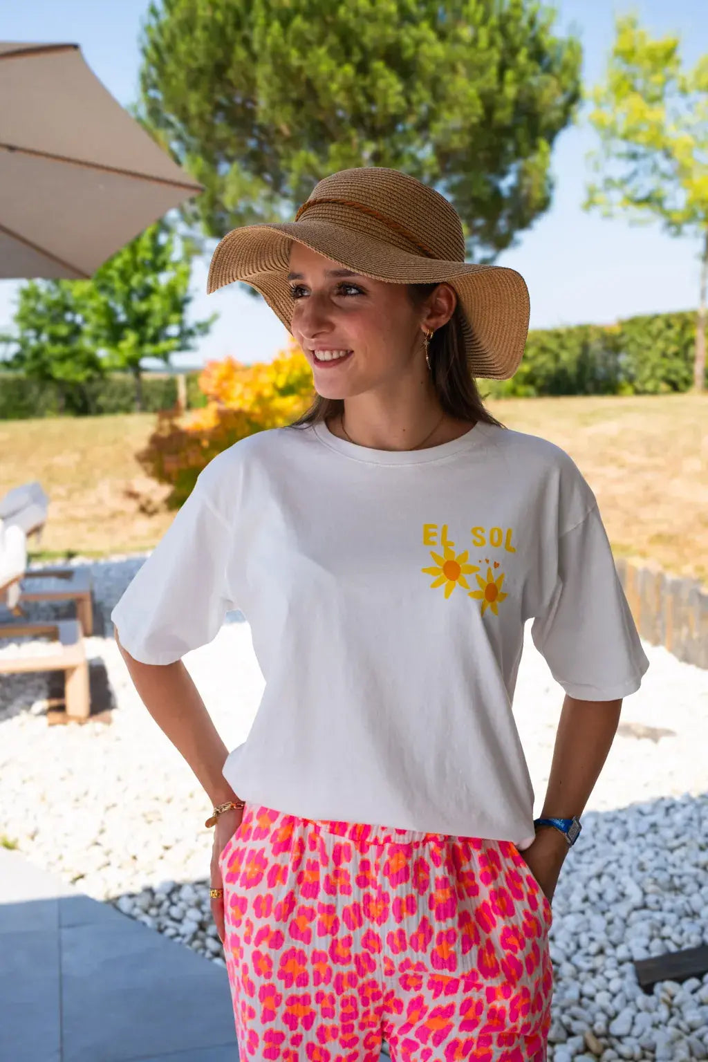 El Sol El Mar T-Shirt Ecru